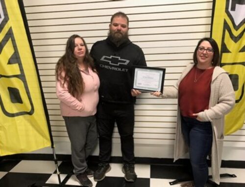 DEAM Certificate Awarded to OK Tire in Athabasca