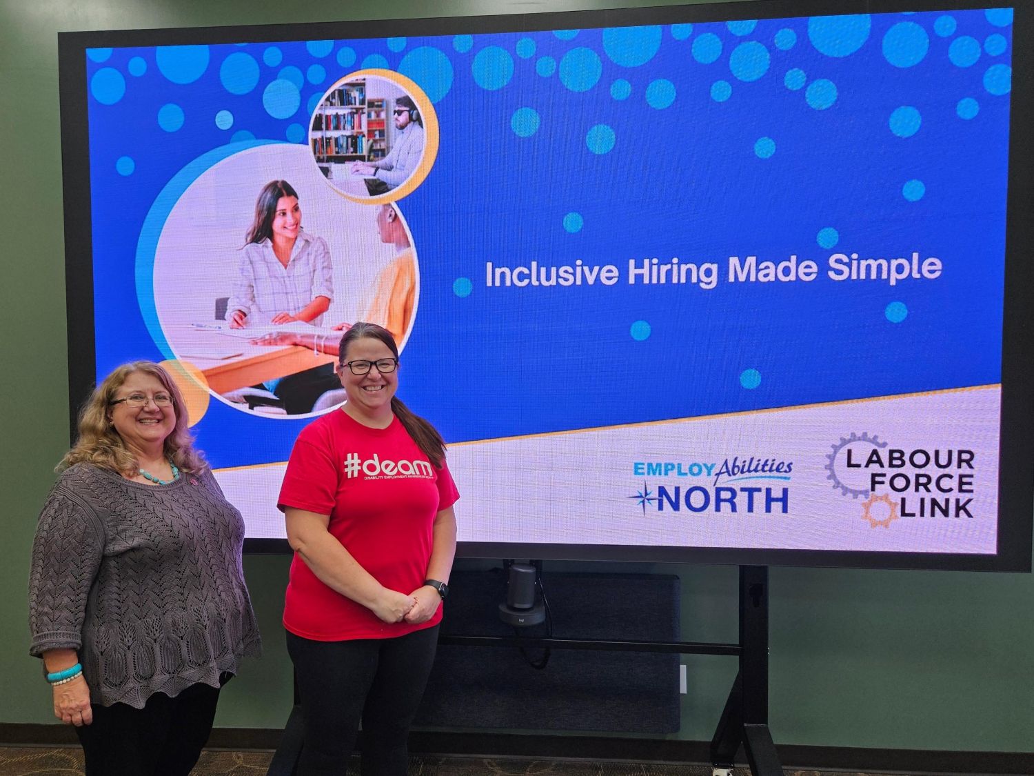 EmployAbilities North and Labour Force Link host a DEAM event